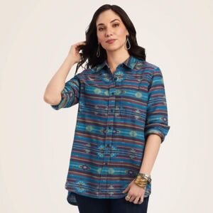 Ariat M Real Billie Rae Relaxed Celestial Southwest Jacquard Button Down Shirt